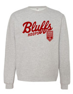 Bluffs Hoops sweatshirt gray