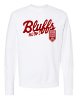 Bluffs Hoops sweatshirt white