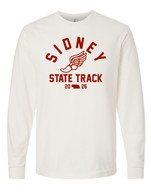 Sidney Track long sleeve vintage white