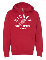 Sidney Track hoodie red
