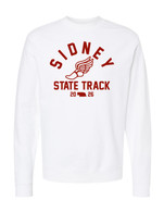 Sidney Track crewneck sweatshirt white