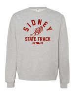 Sidney Track crewneck sweatshirt gray