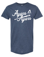 Ayars & Ayars heather navy tee