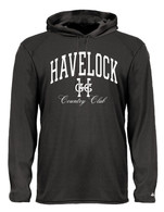 Havelock performance long sleeve hooded tee black