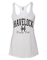 Havelock womens tank heather white