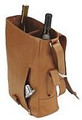 Vino 2 Leather Wine Tote Two Bottle Carrier