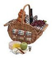 Starlight Wine and Cheese Willow Picnic Basket for Two
