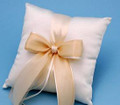 Custom Color Ring Pillow,  Ivory