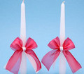 Custom Color Taper Candles,  White