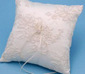 Ring Pillow, Lace, Ivory