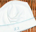 Hat - White with blue