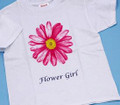 Flower Girl T-shirt - Silk-Screened