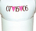 Embroidered Cap, White