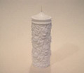 Pillar Candle, European Rose, White