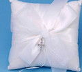 Grace Ring Pillow, White
