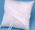 Audrey Ring Pillow, White