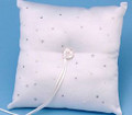 Celebrity Ring Pillow, White