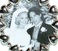 Silver Heart Frame - Round