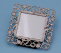 Silver Garland Frame - Square Opening