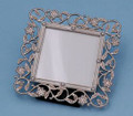 Silver Garland Frame - Square Opening