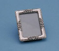 Silver Floral Frame