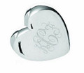 Silver Heart Paperweight