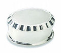 Engraved Oval Silver Box w/Fluted Lid