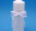 Simplicity Pillar Candle,  White
