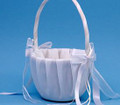 Simplicity Flower Girl Basket,  White