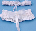 Calla Lily Garter Set, White