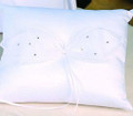 Stardust Ring Pillow,  White