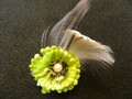 Green Feather Flower