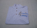 2XL+ American Fantasy womens 100% cotton embroidered polos with 100% feminine option