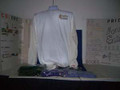Shown here in 6.1oz. heavyweight 100% cotton snow-looking white. Most are 100% cotton but I chose to headline "cotton blend" in the product description because some colors have a 35% polyester dry blend available. If I see that product option, I get it 1st because it makes for a better premium shirt unless told otherwise. Remember though, sometimes cotton is all you need. It's strictly about quality/season/color availability.