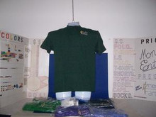 Shown here in 5.3 oz forest green 100% preshrunk cotton. There's tons of colors to pick from sure to please with new exotic colors added all the time. Product note: Vinyl heat transfer option is similar to screen-printing with the same great aesthetic and durability just a slightly different process! 