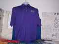 Shown here is a purple pique dry blend/moisture wicking polo. I chose purple cause you all chose purple!