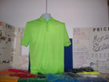 The silk touch polo here is shown in lime green with a blending gold and white service mark (sm) for everyday wear ability. All manufacturers cuts are correct so only buy sizes that you normally wear/buy$