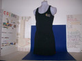 Shown here in small black heat! 4.2 oz dress is sure to please em. Availability is high because I selected the right wholesale manufacturer... for her. This is one of the sexier items I offer so ladies kill em softly please. It's tight fitting. but order what you normally wear/buy so the shoulder straps fit right for you. As for the length, well... we offer shorts too. We kept the same 2 location embroidery to look as clean as possible. I spared no expense and still offer a great price so turn the heat up, way up...