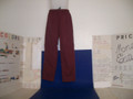 Shown here from a front view are premium 100% polyester moisture-wicking small maroon American Fantasy windpants with side pockets, rear right pocket, drawcords, and zipper-cuffs standard.