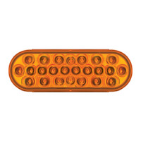 LED Oval Amber Pearl