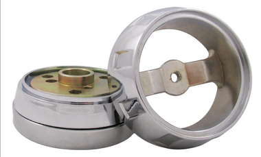 Chrome - 3-Hole Bolt Pattern - Includes Bezel