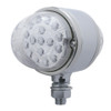 34 LED DOUBLE FACE REFLECTOR LIGHT AMBER/RED CLEAR LENS