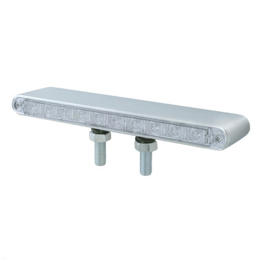 9" LED LIGHT BAR AMBER/RED CLEAR LENS