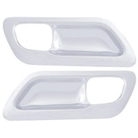 Interior Chrome Plastic Door Handle Trim for Peterbilt.