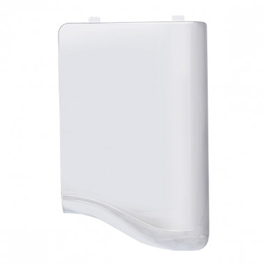 Chrome plastic air filter door for 2010 and newer Peterbilt 379/386/389 trucks.