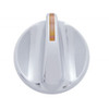 Chrome Plastic A/C Control Knob for Kenworth 2002 A/C Knob