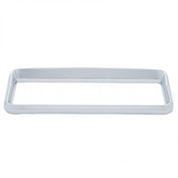 Chrome Plastic Kenworth "Studio Sleeper" Bezel with Visor