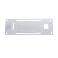 Stainless Steel Truck A/C Control Plate