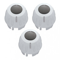 2006+ outer A/C knob chrome plastic for Kenworth