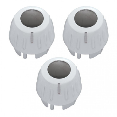 2006+ outer A/C knob chrome plastic for Kenworth